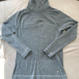 Smartwool Women's Thermal Merino Wool Rib Turtleneck Sweater (Slim Fit)